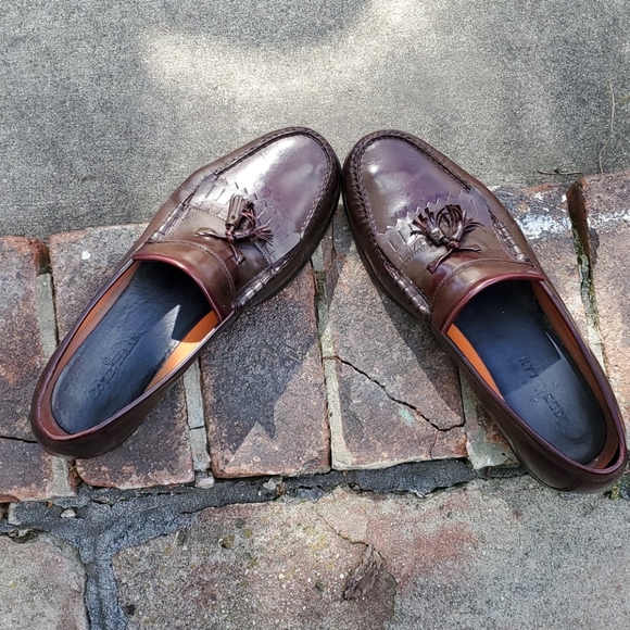 Cole Haan size 12 men's loafers with tassels EUC - Picture 6 of 11